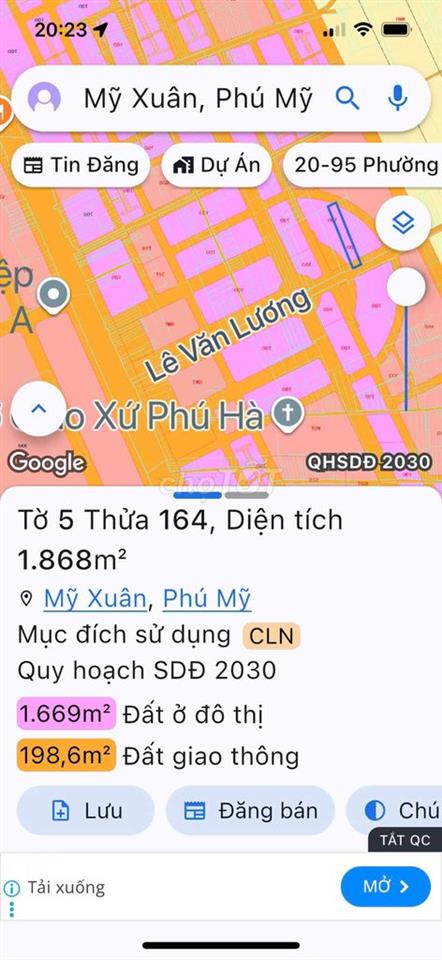 Quỹ đất hiếm gần KCN Mỹ Xuân – Phù hợp đầu tư hoặc phát triển dự án