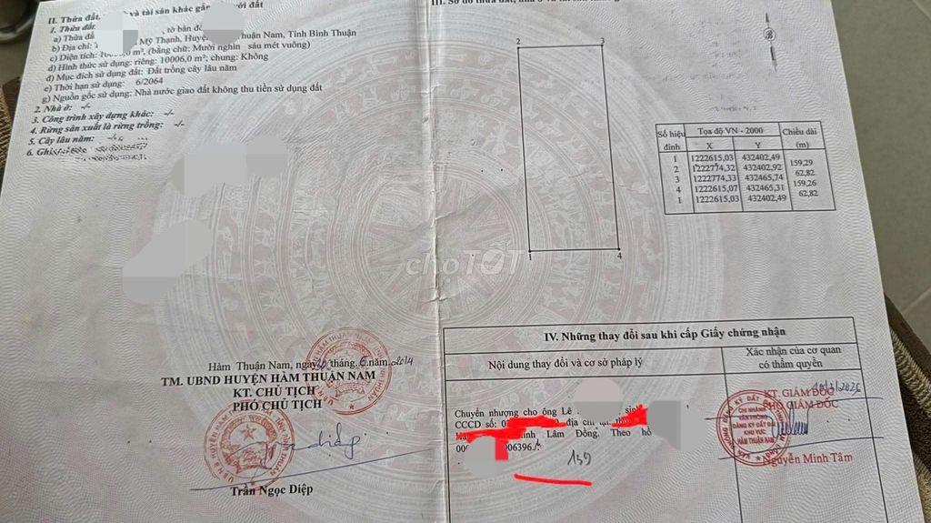Đất CTLN cần bán