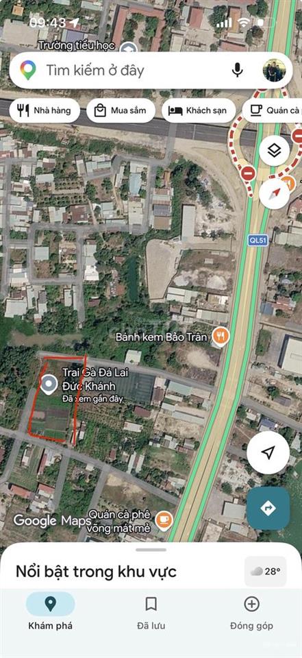 Bán đất( chính chủ ) 5046m2 tại Tân Hải, Phú Mỹ, 29,8 tỷ VND