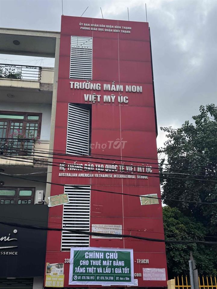 Cho thuê nhà mặt tiền 338 Lê Quang Định, Bình Thạnh.