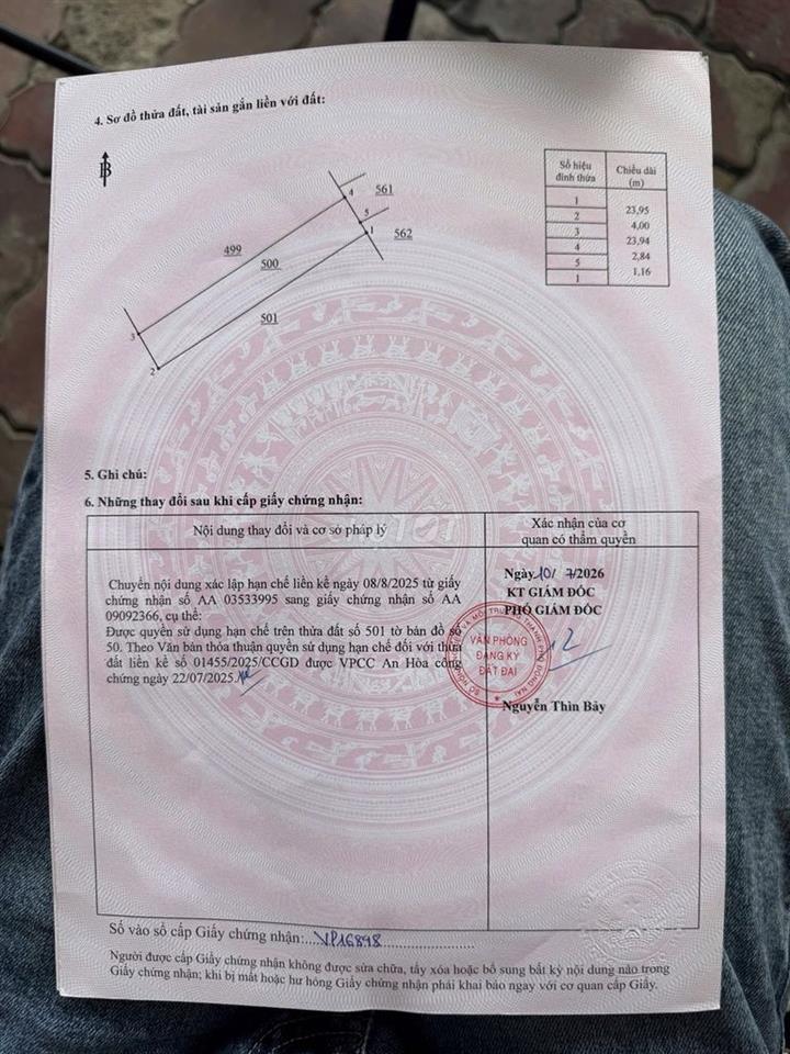 Bán đất tại Phường Tân Triều, giá ***