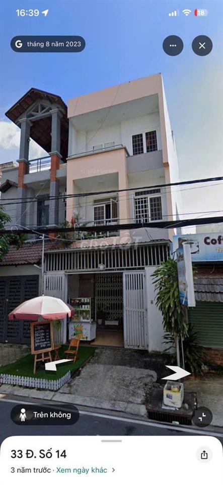 CHO THUÊ NHÀ NGUYÊN CĂN 1 TRỆT 2 LẦU 110M2 - KDC HỒNG LONG