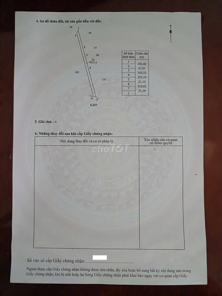 9200m2 Vườn Dừa Tơ