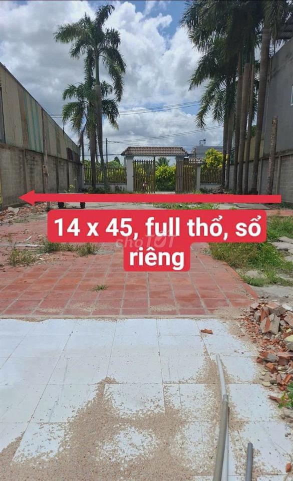 CẦN BÁN GẤP ĐẤT 617M2 MT KINH DOANH 12M CÁCH QL 22 CHỈ 400M GIÁ 789TR