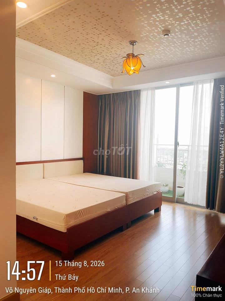 Cho thuê CH 176m2-4 phòng ngủ chung cư Cantavil Premier ngay 2 TTTM