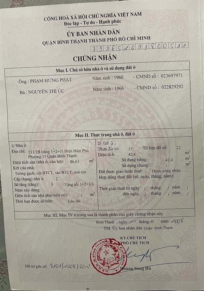 🔥🔥🔥SIÊU PHẨM BÌNH THẠNH – CÁCH Q.1 CHỈ 2 PHÚT – SÁt 3 TRƯỜNG ĐH LỚN