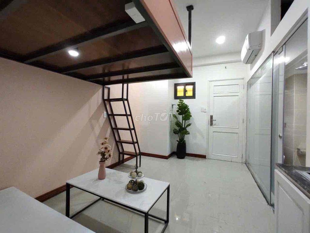 cho thuê căn hộ gác lửng đầy đủ nội thất tại Lâm Văn Bền