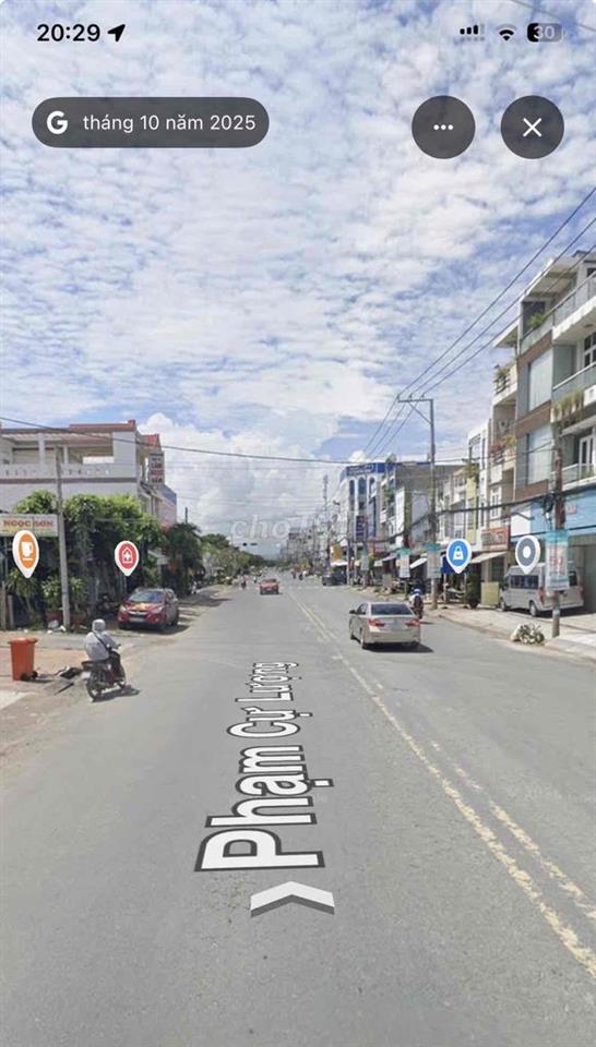 Đất thổ cư mặt tiền Phạm Cự Lượng