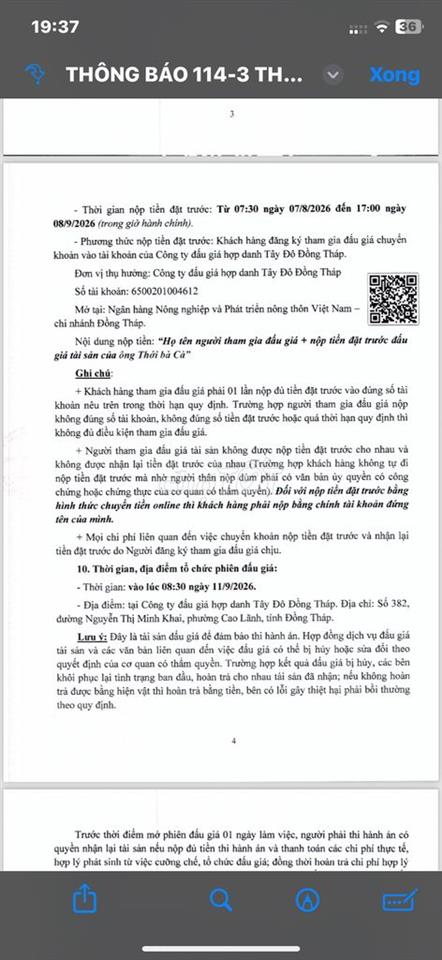 Nhà gắn liền với đất ở cao lãnh phường 6 cũ