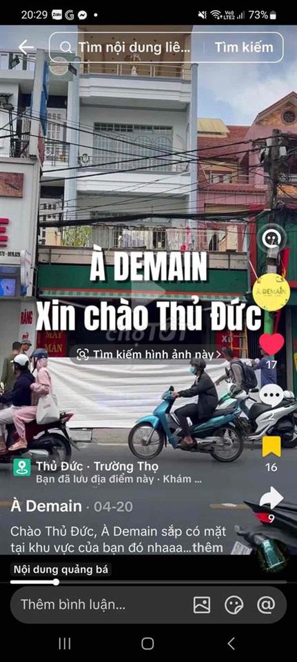 Hiếm - Nhà Đỗ Xuân Hợp mặt tiền 3 tầng 4 phòng ngủ 3 nhà vệ sinh