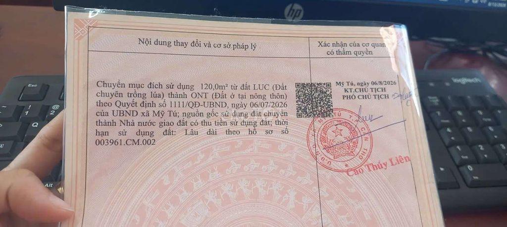 Đất nền thổ cư đường tỉnh 938