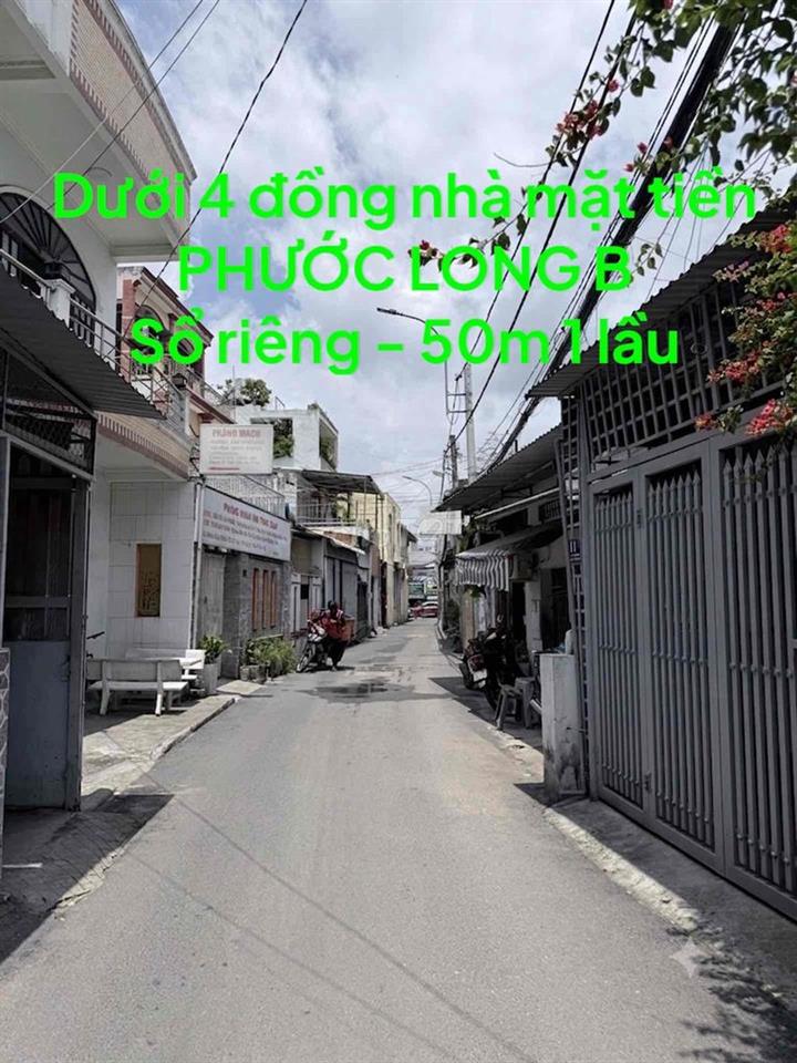 MẶT TIỀN ĐƯỜNG Số , Dưới 4T , Sổ riêng , 1 lầu 2 ngủ 2wc