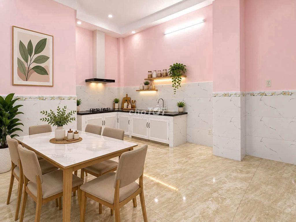 VƯỜN LÀI – HẺM XE HƠI THÔNG – NHÀ 52M² 4 TẦNG CHỈ 6.X