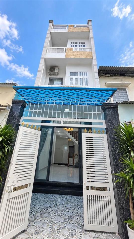 PHÚ THỌ HÒA – HẺM XE HƠI THÔNG – NHÀ 64M² 4 TẦNG – NHỈNH 7 TỶ