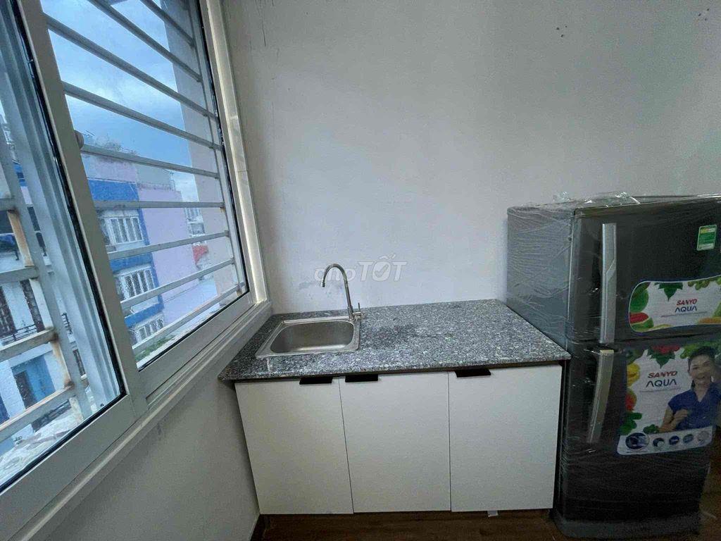1PN CỬA SỔ 35M2 NGAY TRẦN NÃO - UTH - CẦU SÀI GÒN - FULL NỘI THẤT