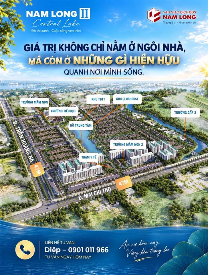 Nhà phố Nam Long II từ 8,9 tỷ: 264m² vừa ở vừa kinh doanh