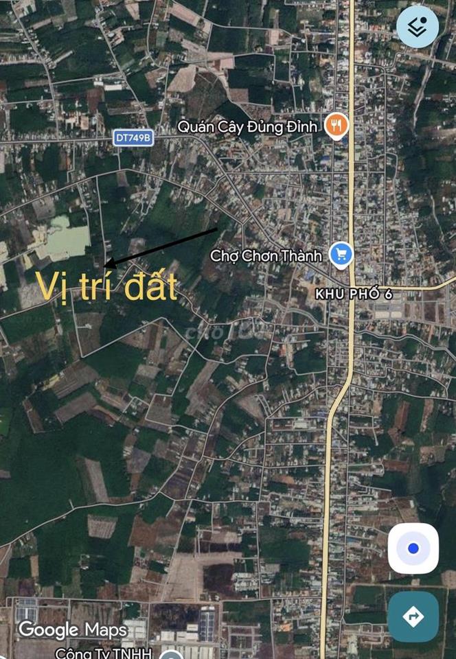 Đất phường CHơn Thành gần chợ gần trường học
