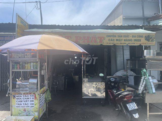 Cho thuê nguyên căn nhà mặt tiền QL 50 (Gần nhà thờ Bình Hưng)