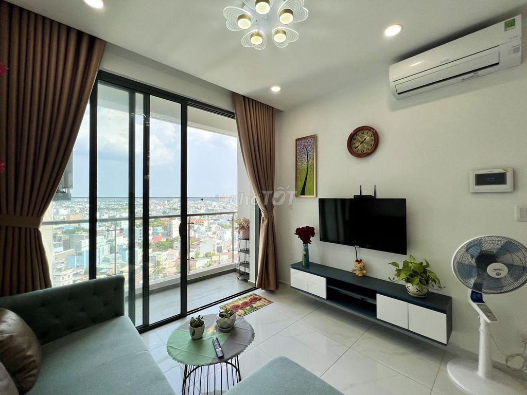 Cho thuê căn 2PN 2wc đầy đủ nội thất tại DLusso Quận 2