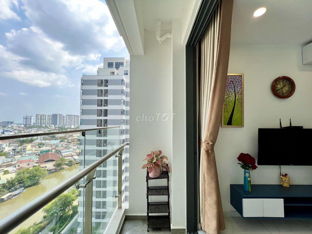 Cho thuê căn 2PN 2wc đầy đủ nội thất tại DLusso Quận 2