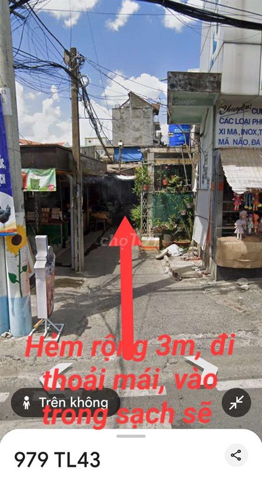 Nhà 2 tầng sổ hồng riêng dtsd 44m2, hẻm xe VF3, Ngay chợ Bình Chiểu 