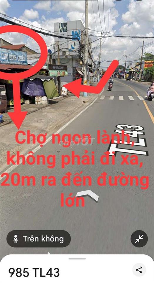 Nhà 2 tầng sổ hồng riêng dtsd 44m2, hẻm xe VF3, Ngay chợ Bình Chiểu 