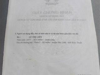 BÁN GẤP NHÀ ĐẤT TẠI MÊ PU,BÌNH THUẬN