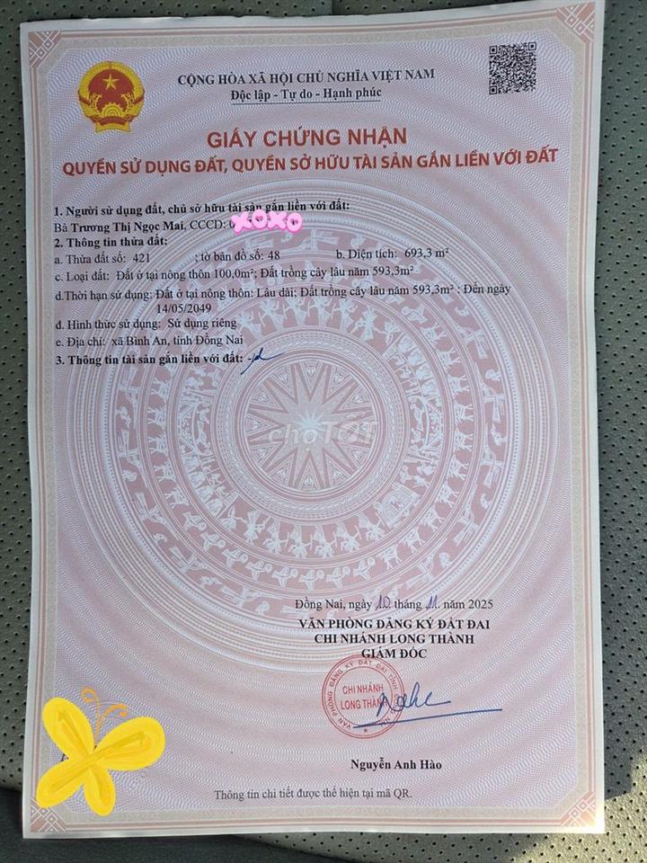 🔥 1.119M² ĐẤT BÌNH AN  | CÁCH SÂN BAY LONG THÀNH KHOẢNG 5KM 🔥
