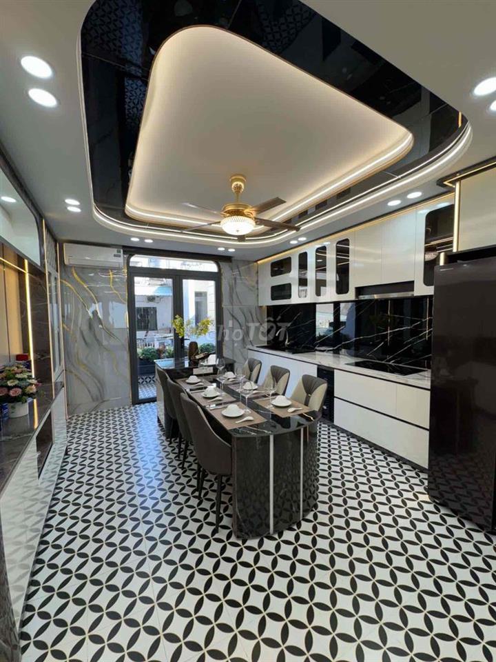 nhà phố mới xây full nội thất hẻm oto