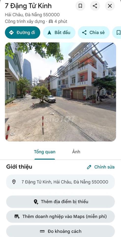 Bán nhà 3 tầng đặng tử kính