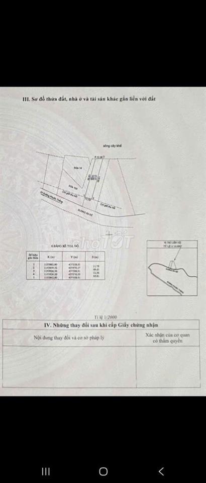 Bán Đất mặt tiền đường Bờ Đê phường 12 (Phường Phước Thắng), Vũng Tàu