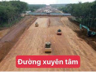 Bán gấp 1 cặp 10m mặt tiền đường xuyên tâm gần ngã tư tuyến 4