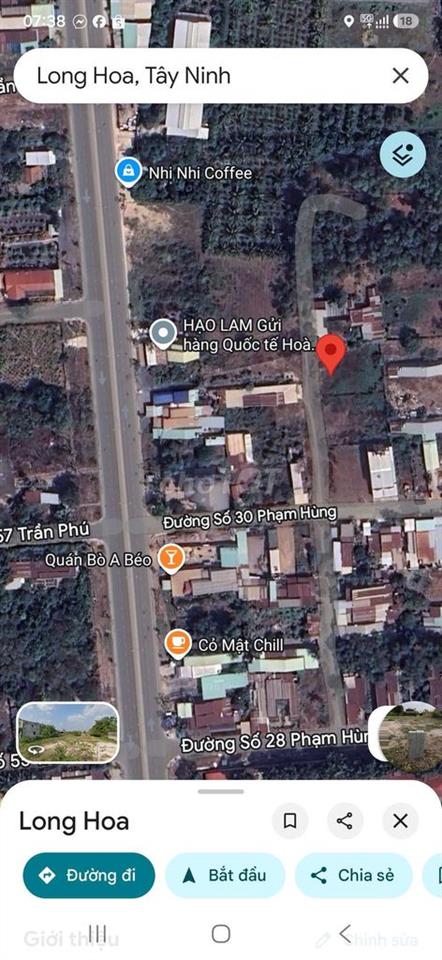 Đất Ở đô thị gần chợ Long Hải, chợ Long Hoa