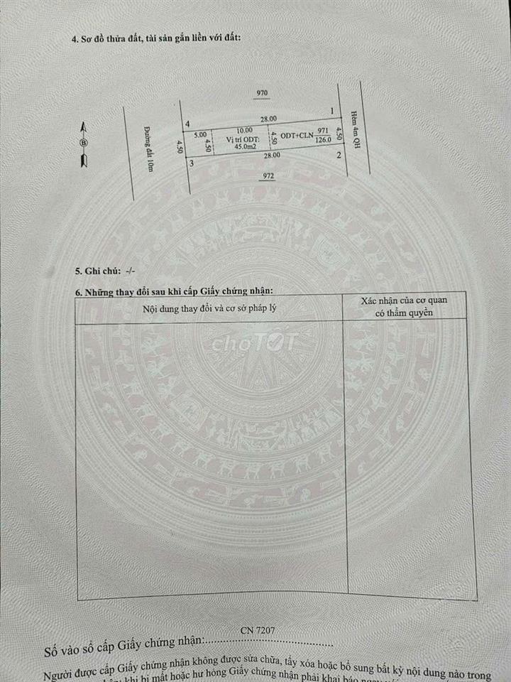 Đất Ở đô thị gần chợ Long Hải, chợ Long Hoa