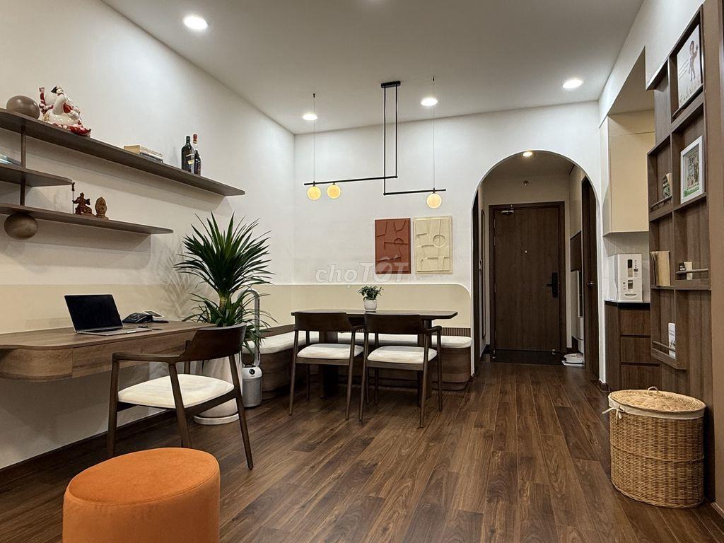 Cho thuê căn 2PN Akari full nội thất đẹp phong cách Japandi 78m²