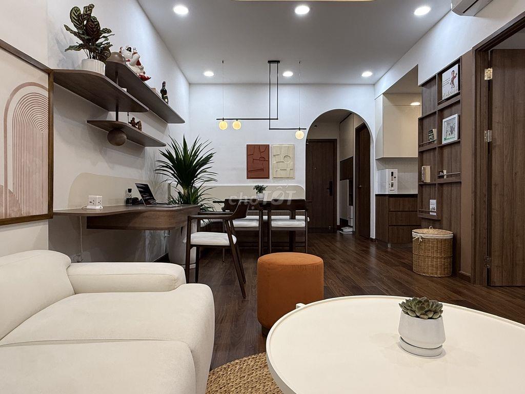 Cho thuê căn 2PN Akari full nội thất đẹp phong cách Japandi 78m²