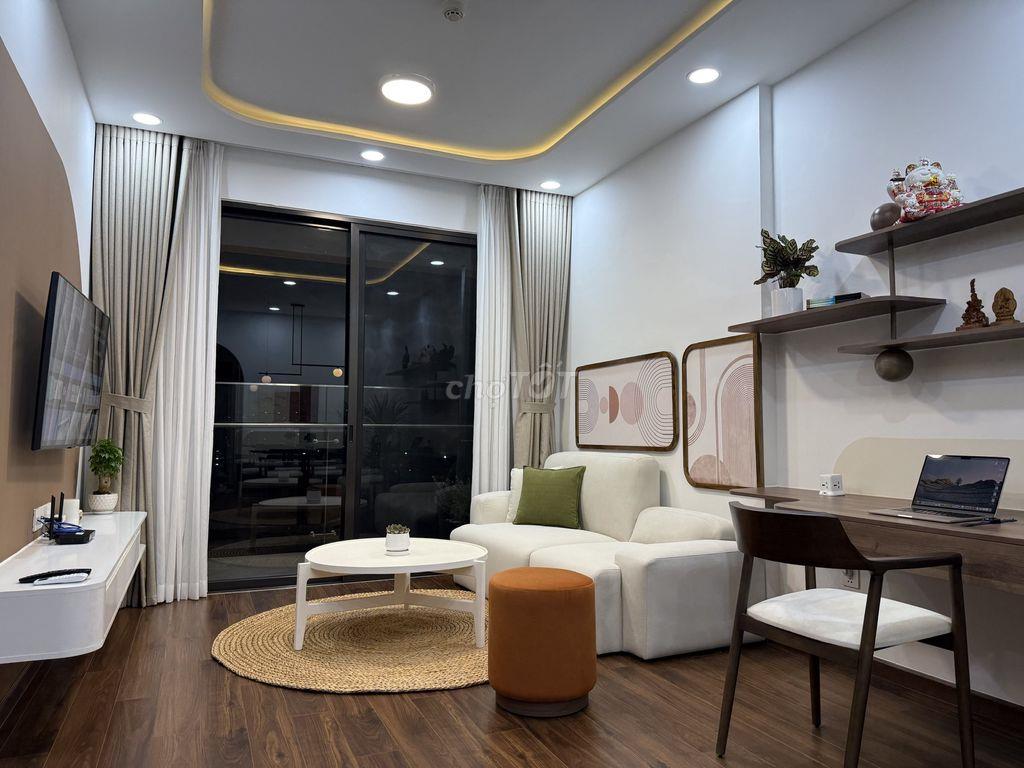 Cho thuê căn 2PN Akari full nội thất đẹp phong cách Japandi 78m²
