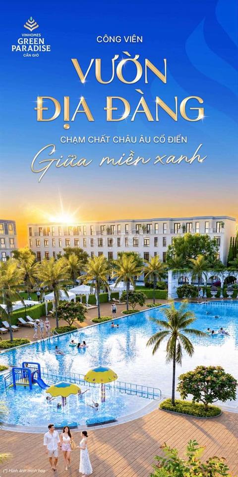 BÁN NHÀ PHỐ VINHOMES CẦN GIỜ ĐƯỜNG SX5-25 RỘNG 14M KHU VỊNH TIÊN