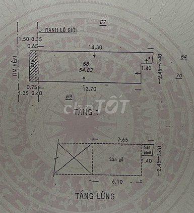 BÁN NHÀ RIÊNG ÂU CƠ, TÂN BÌNH 76,21M SÀN 5,4 TỶ - Có Hẻm Bên Hông