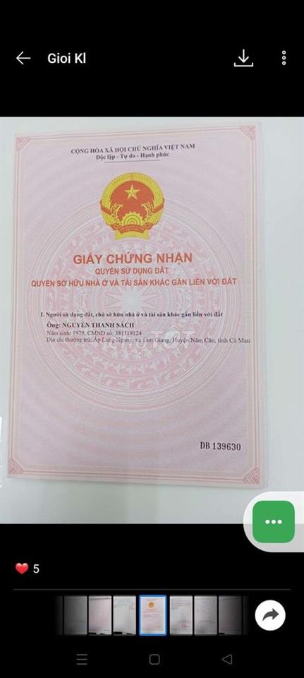 đất vườn dừa