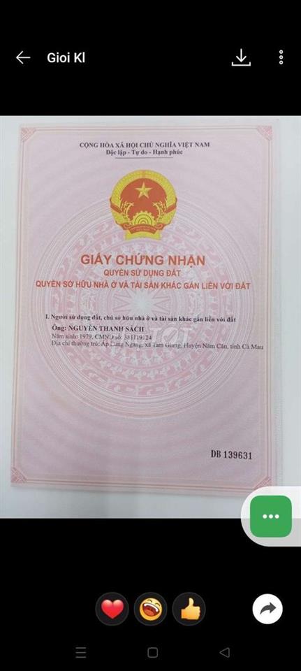 đất vườn dừa