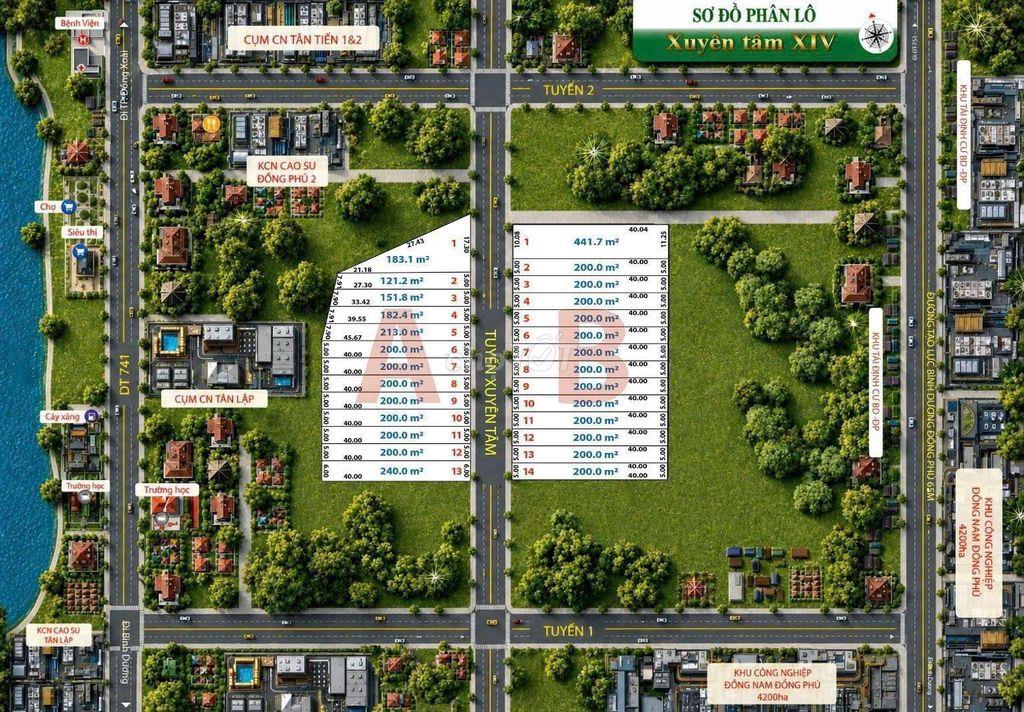 P Đồng Phú TP Đồng Nai ,Mặt tiền đường 32m cách kcn nam đồng phú 2km k