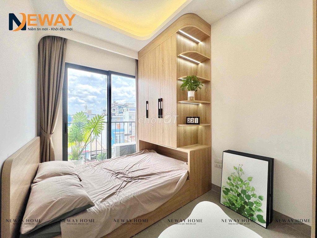 STUDIO FULL NỘI THẤT CAO CẤP NHƯ ẢNH CÓ BAN CÔNG THOÁNG MÁT