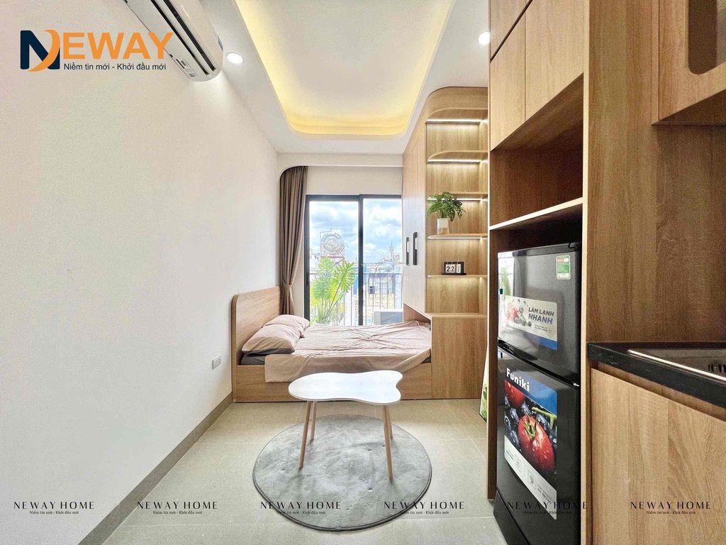 STUDIO FULL NỘI THẤT CAO CẤP NHƯ ẢNH CÓ BAN CÔNG THOÁNG MÁT