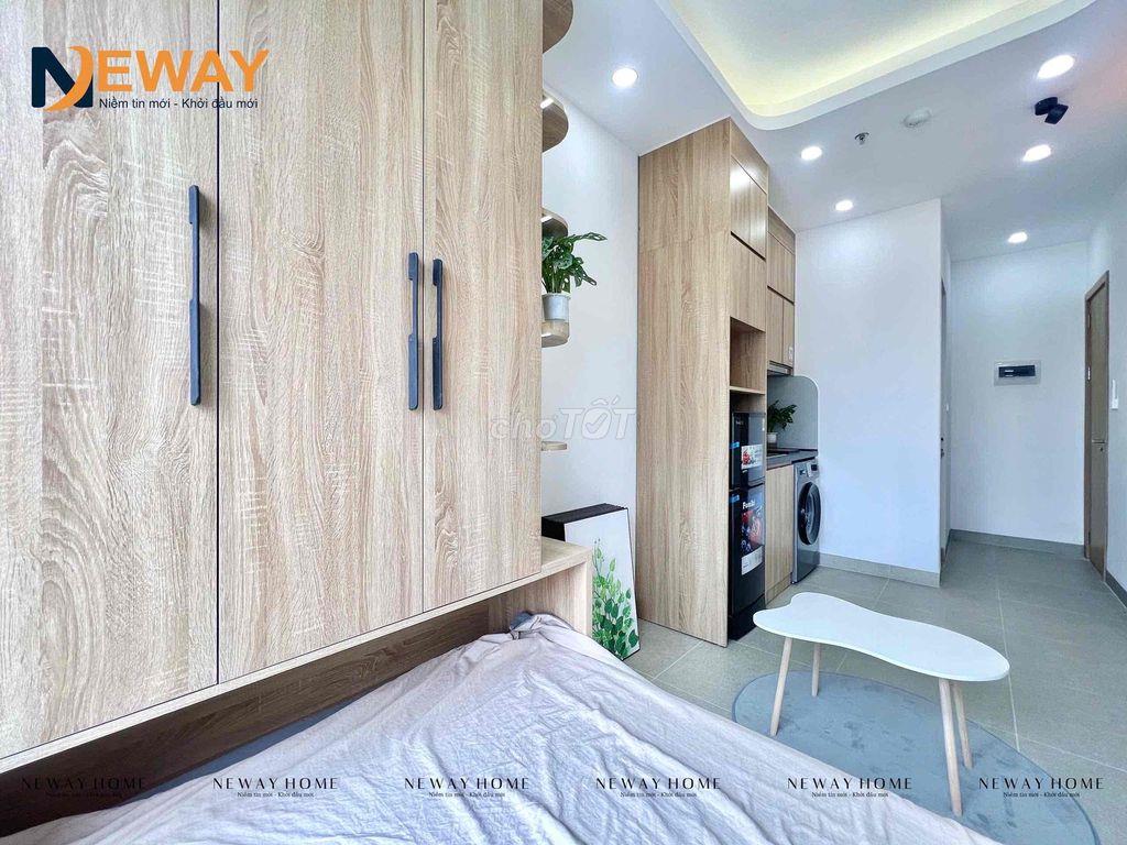 STUDIO FULL NỘI THẤT CAO CẤP NHƯ ẢNH CÓ BAN CÔNG THOÁNG MÁT