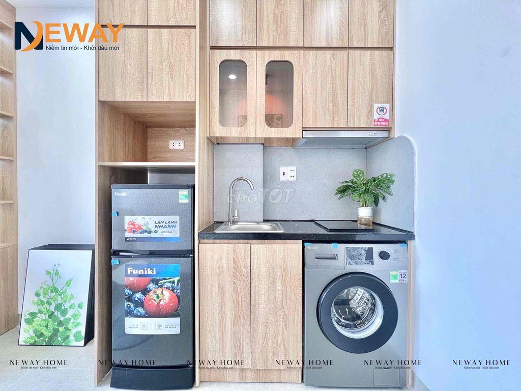STUDIO FULL NỘI THẤT CAO CẤP NHƯ ẢNH CÓ BAN CÔNG THOÁNG MÁT