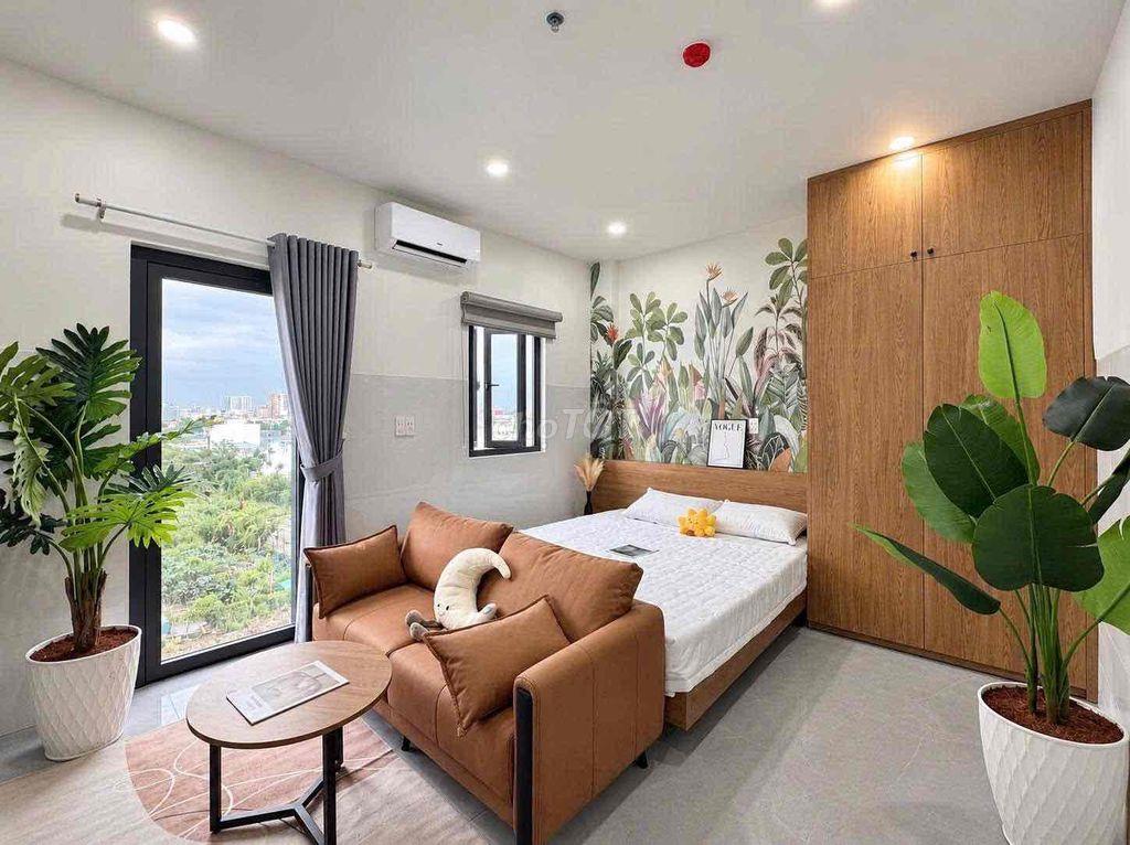 STUDIO DẠNG CAO CẤP NẰM NGAY VƯỜN LÀI CÓ BAN CÔNG THOÁNG MÁT