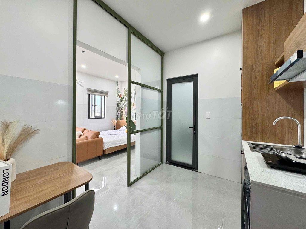 STUDIO DẠNG CAO CẤP NẰM NGAY VƯỜN LÀI CÓ BAN CÔNG THOÁNG MÁT