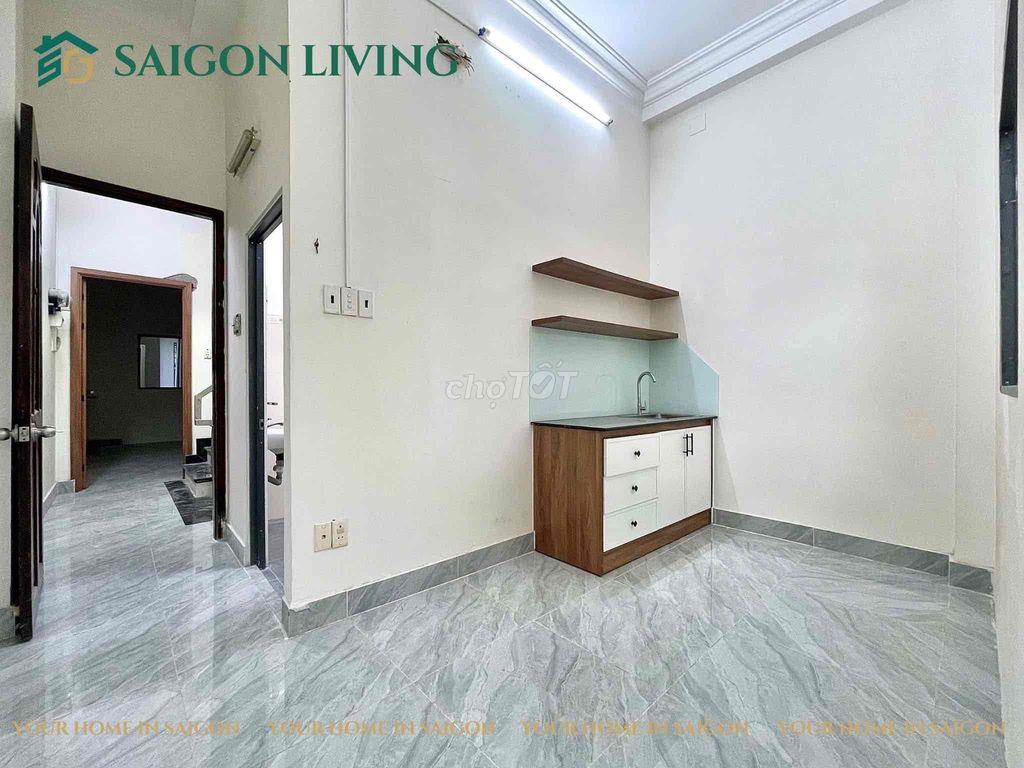 KHAI TRƯƠNG 1 PHÒNG NGỦ NGAY NGÃ TƯ HÀNG XANH_BAN CÔNG CỬA SỔ