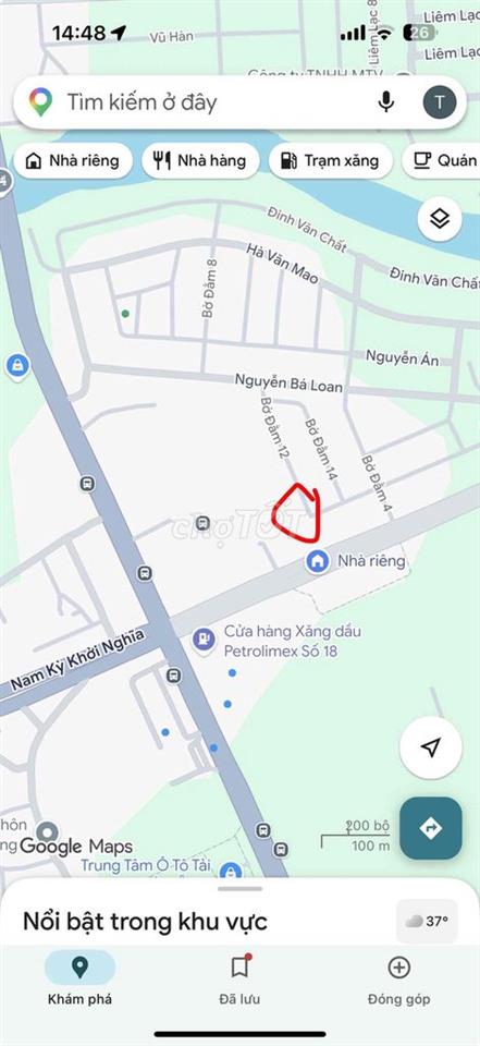 Cho thuê đất mặt tiền Nam Kỳ Khởi Nghĩa ngay sát cạnh Bến xe Đức Long